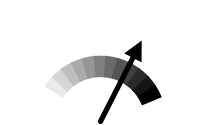 Google-o-meter with rainbow coloring